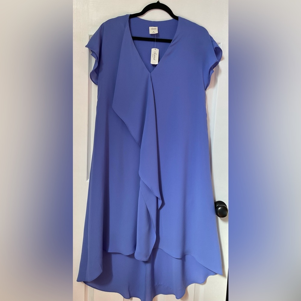 NWT Ruffle V-Neck Short Dress
Periwinkle - Soma Size M - Picture 2 of 8
